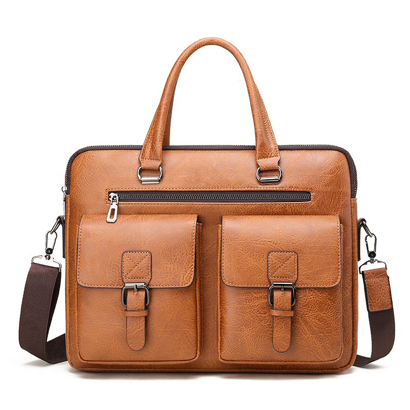 Leatherwork Letters - Marca de luxo homem maleta de