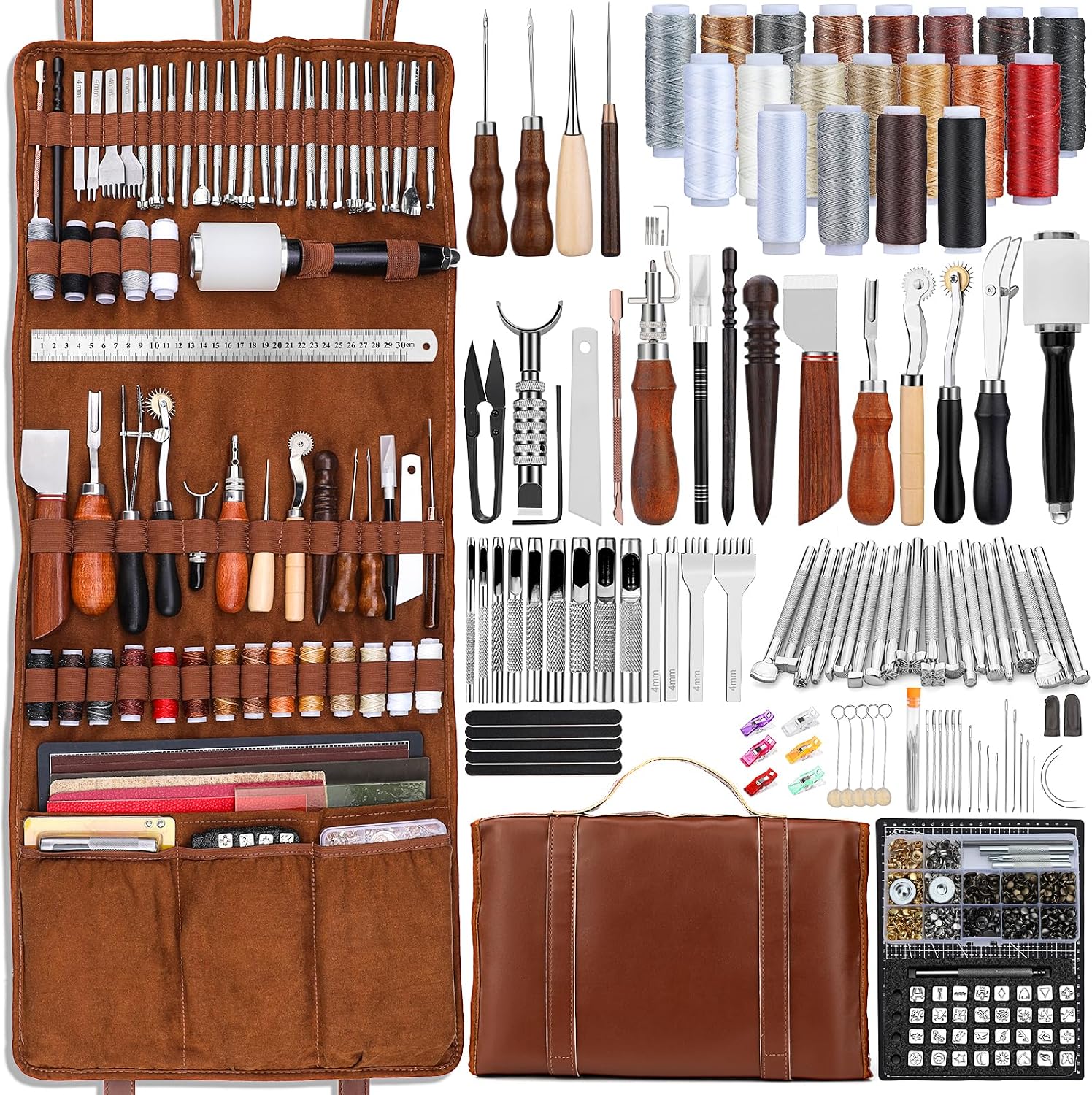 Leather Work Is - Kit de Ferramentas para Trabalhos em