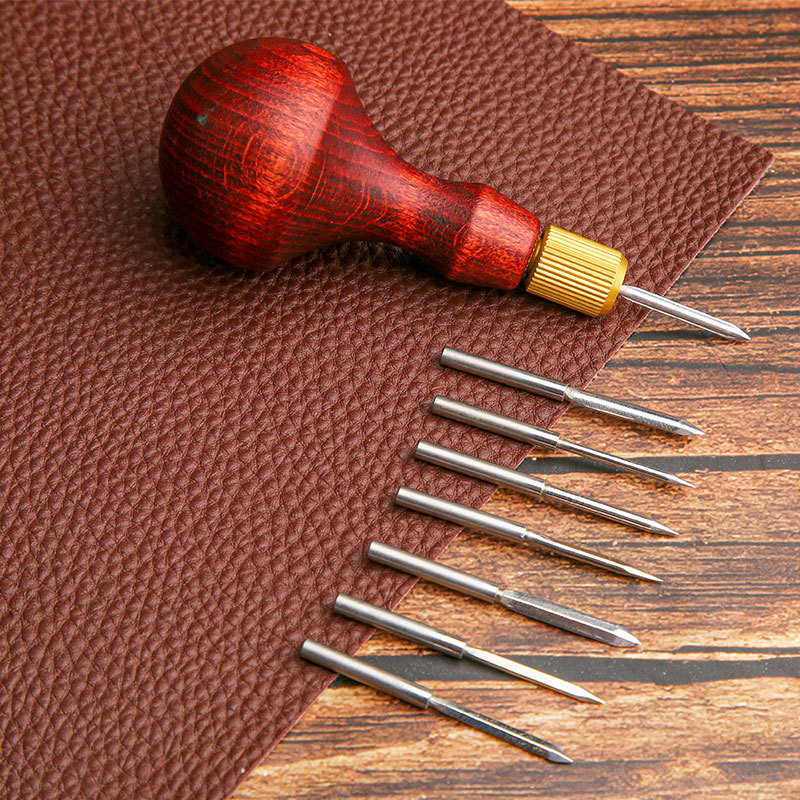 Leatherwork Hole Punch - 1 conjunto de perfurador de couro