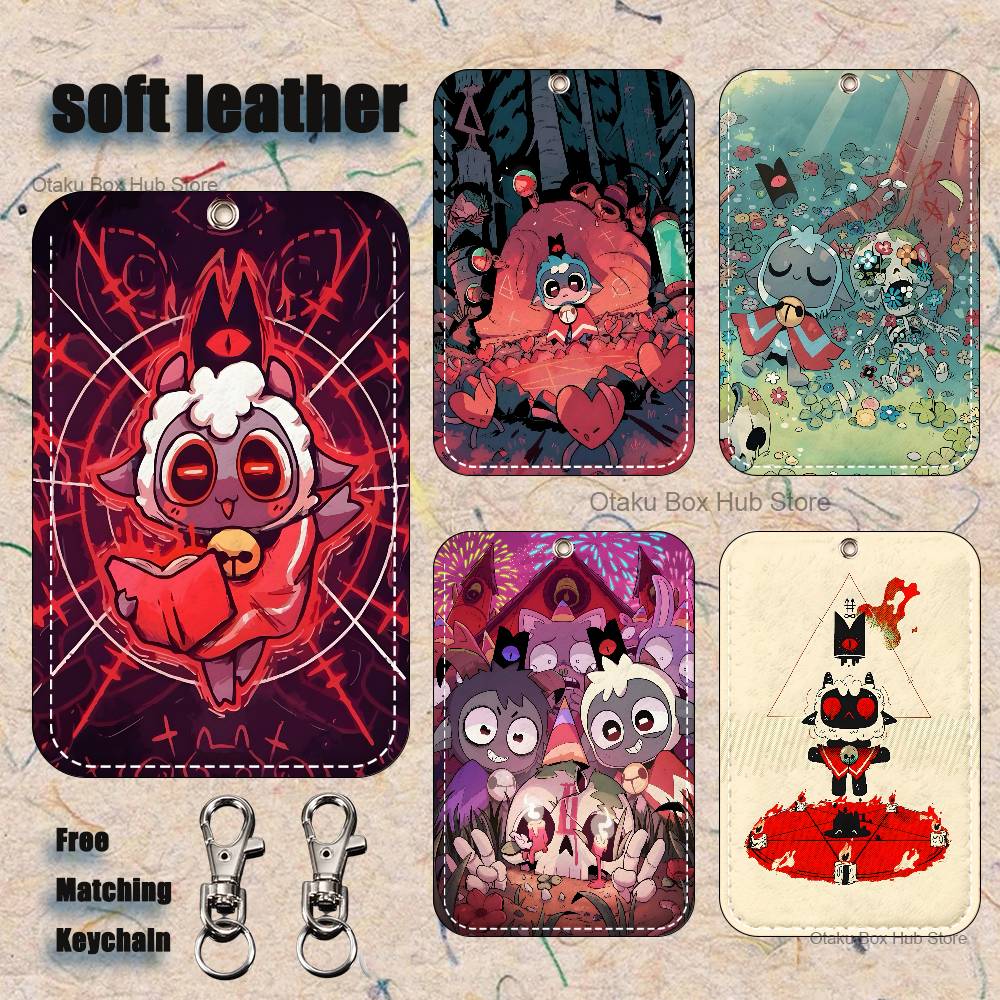 Leather Work Is - C-culto o l-ambo ovelha titular chaveiro