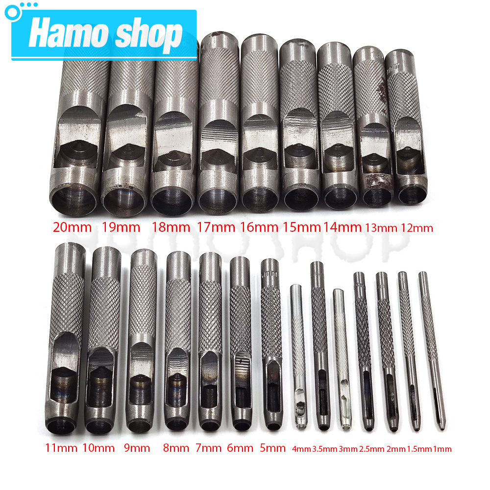 Leatherwork Hole Punch - 1.0mm-25mm todos os tamanhos escolher ferramentas