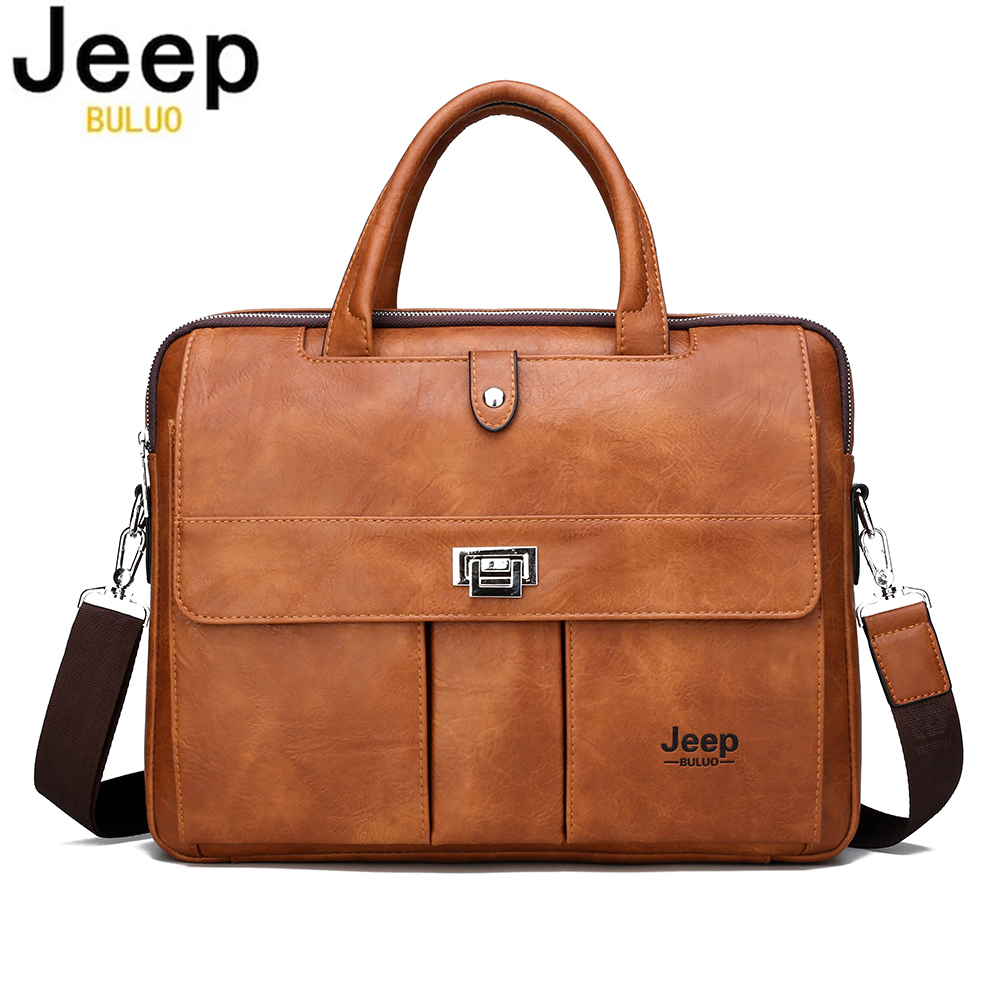 Leatherwork Letters - Bolsa de Couro Masculina Jeep Buluo