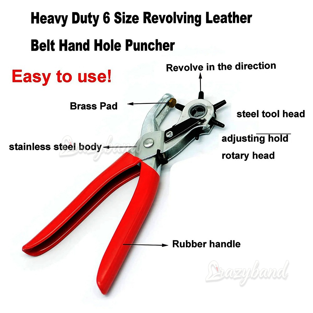 Furador de Couro Multifunciona - Leatherwork Hole Punch avaliação e preço