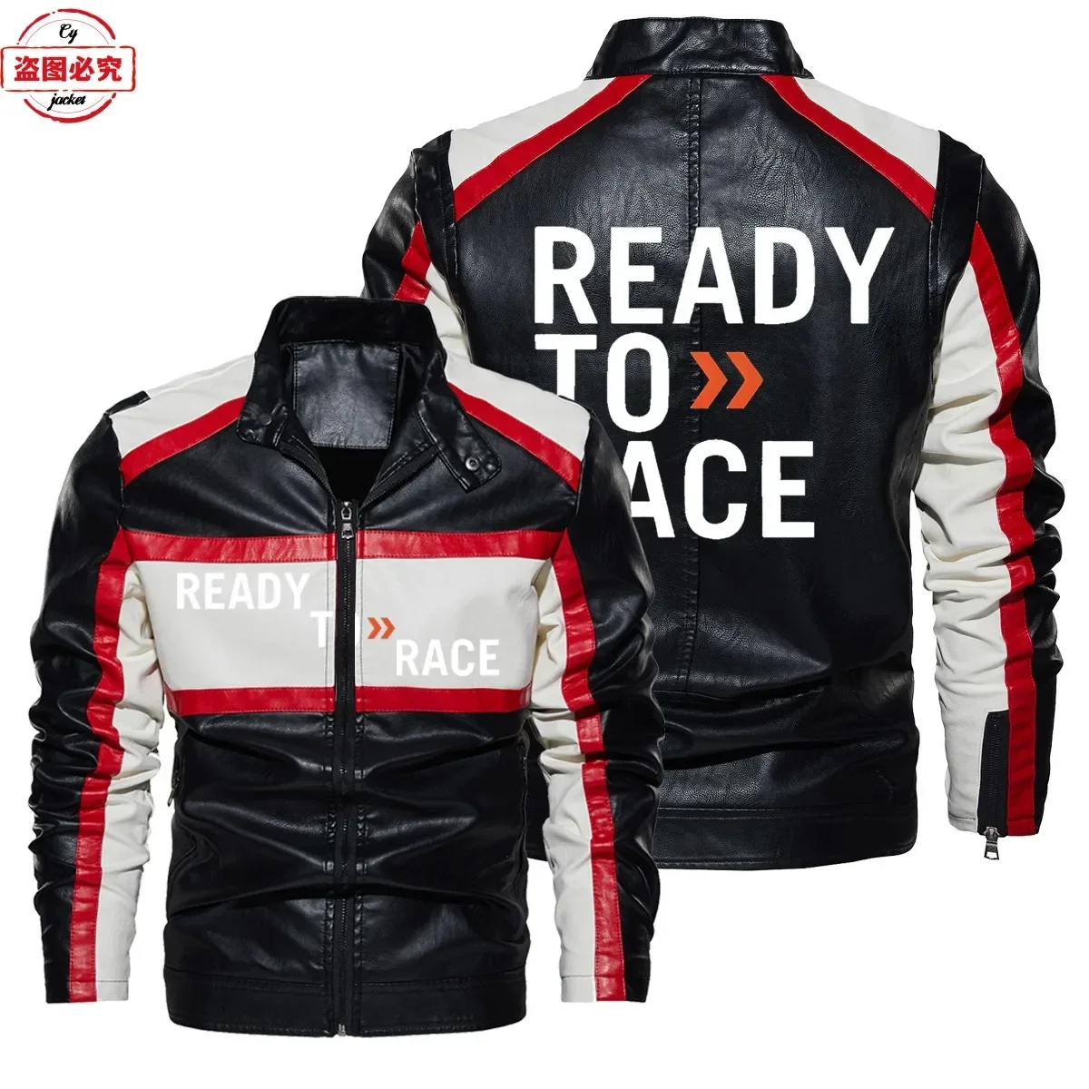 Jaqueta de Couro PU com Capuz  - Leather Work Jacket With Hood avaliação e preço