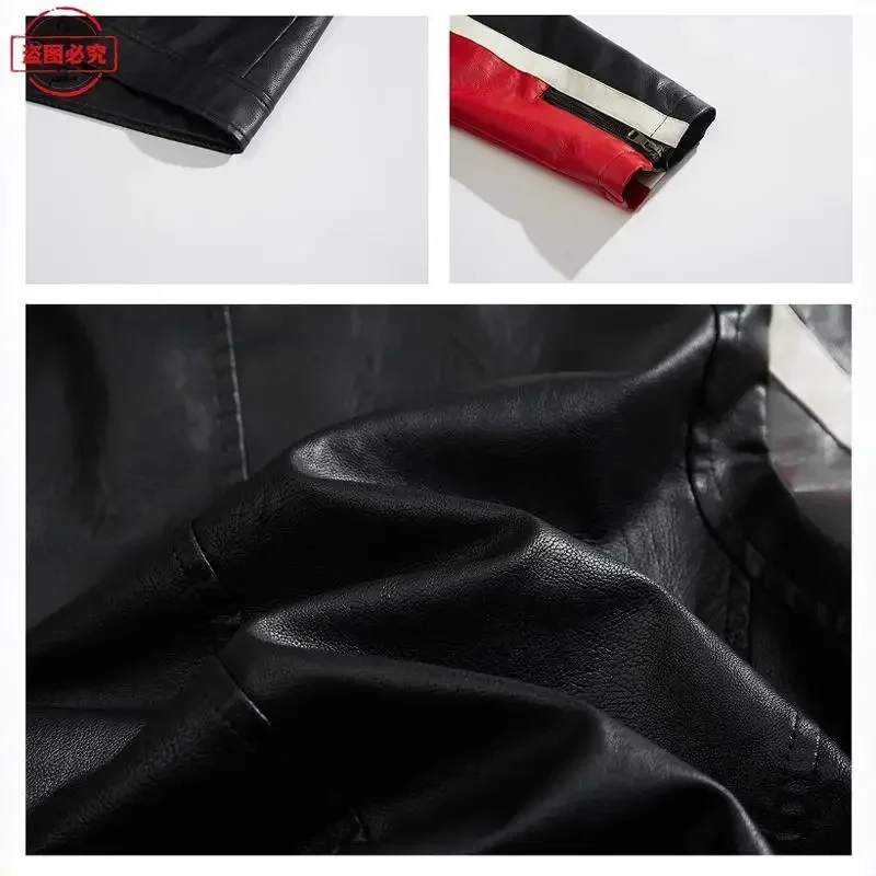 Jaqueta de Couro PU com Capuz  - Leather Work Jacket With Hood avaliação e preço