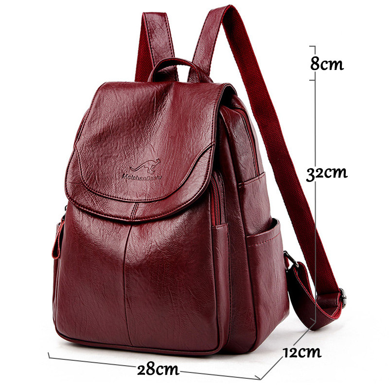 Mochila Vintage de Couro Macio - Leatherwork Letters avaliação e preço