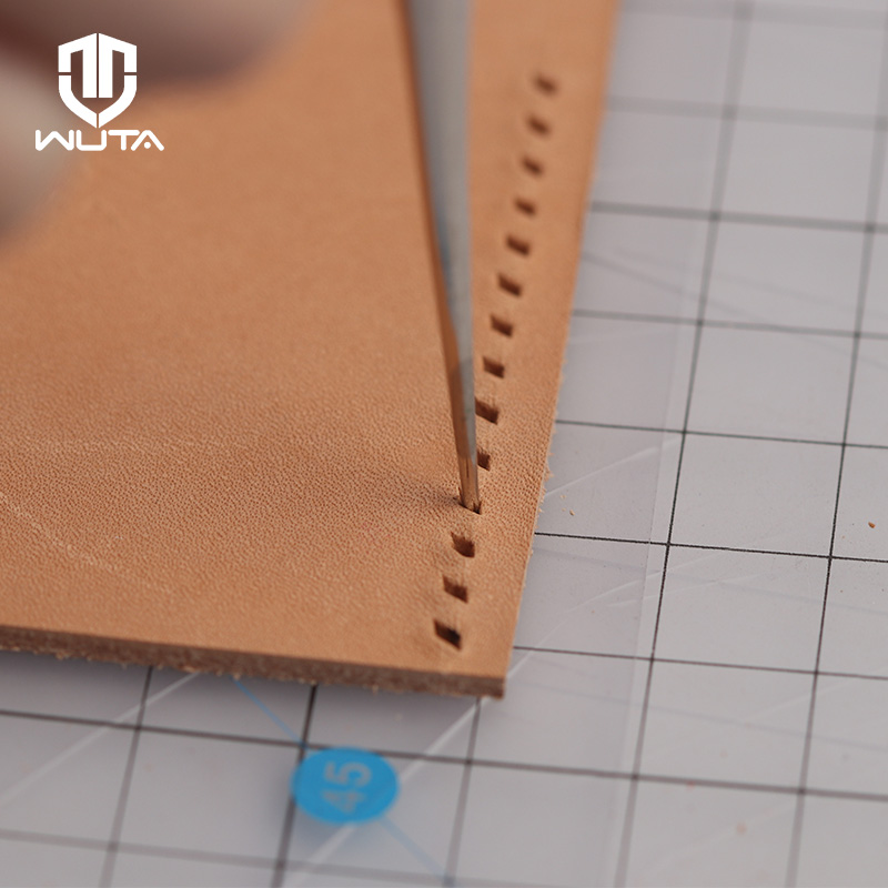 Wuta 2 peças de couro mão cost - Leatherwork Hole Punch avaliação e preço