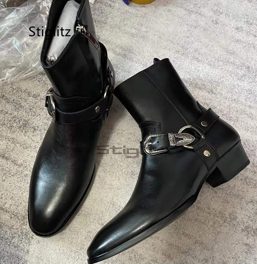 Botas de Cano Curto Masculinas - Leather Work Western avaliação e preço