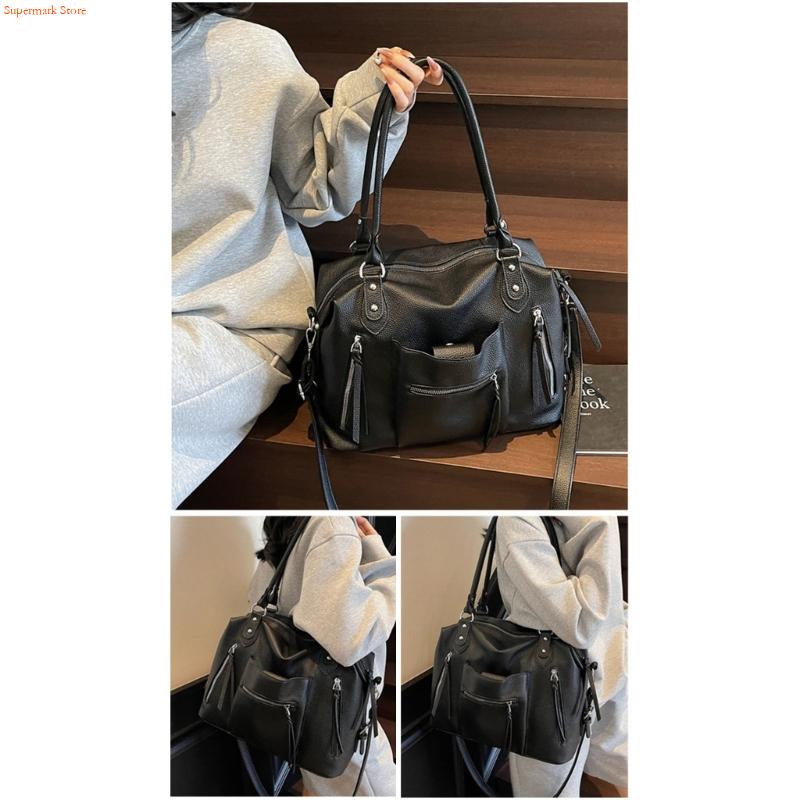 Q5we multiuso axilas saco retr - Leather Work Duffle avaliação e preço