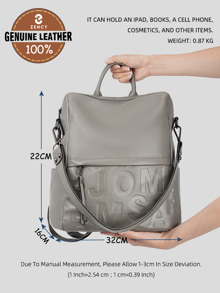 Mochila Zency Premium de Couro - Leatherwork Letters avaliação e preço