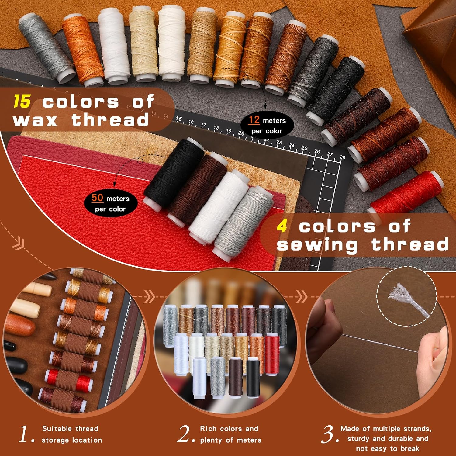 Kit de Ferramentas para Trabal - Leather Work Is avaliação e preço