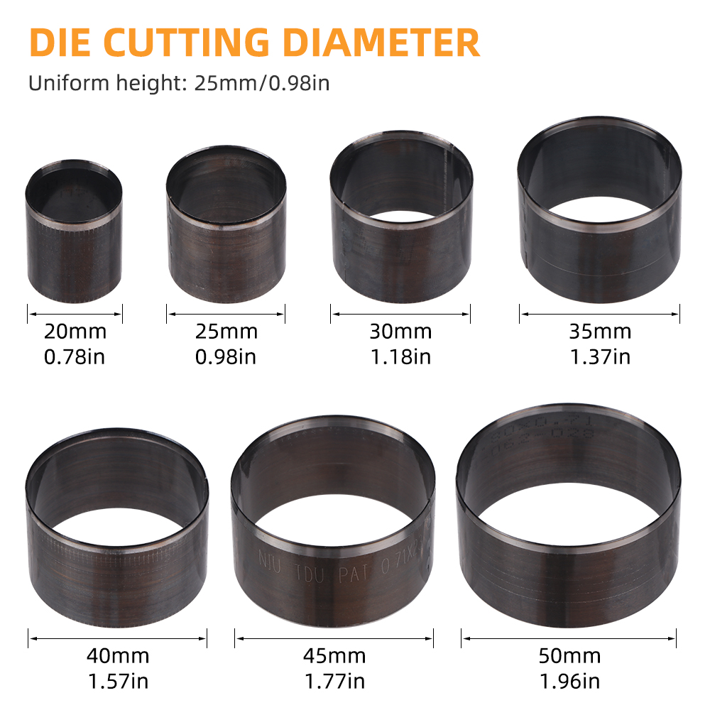 Qjh 7 peças de corte de couro  - Leatherwork Hole Punch avaliação e preço