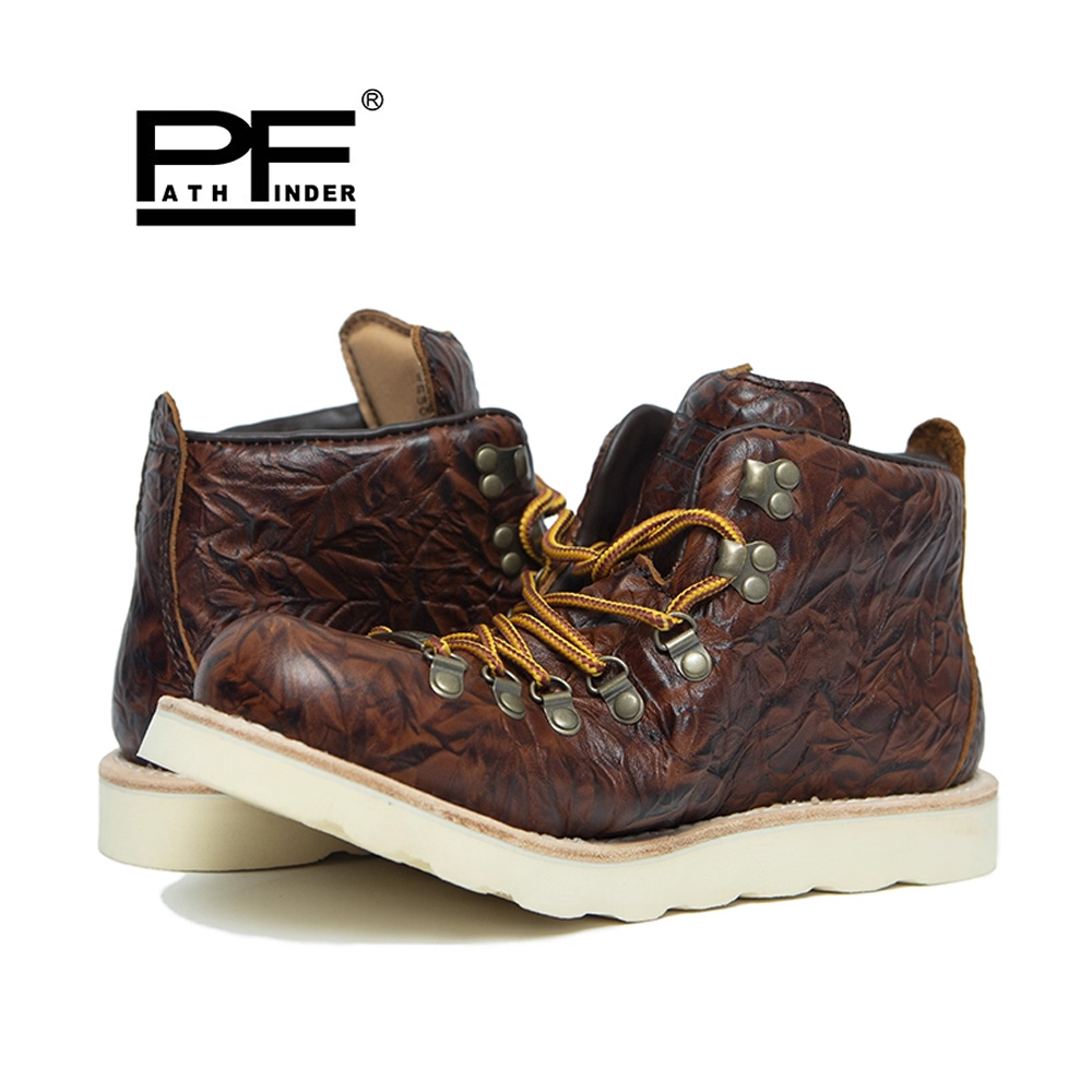 Pf moda masculina botas de cou - Leather Work Western avaliação e preço