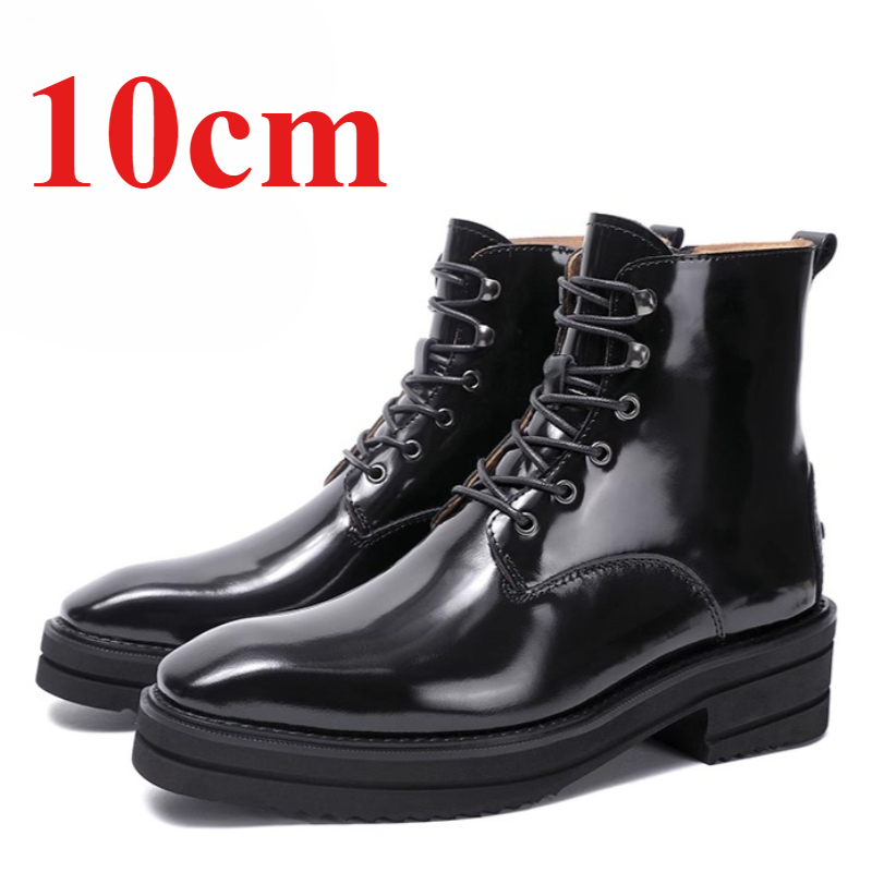 Botas de altura aumentada invi - Leather Work Western avaliação e preço
