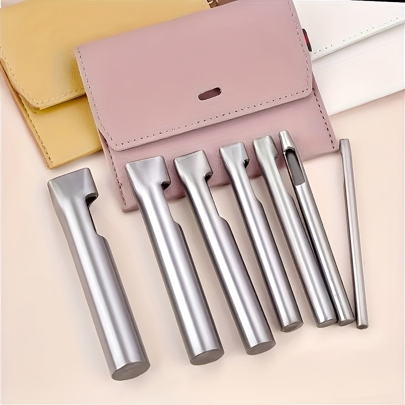 Kit com 5 Furadores de Couro R - Leatherwork Hole Punch avaliação e preço