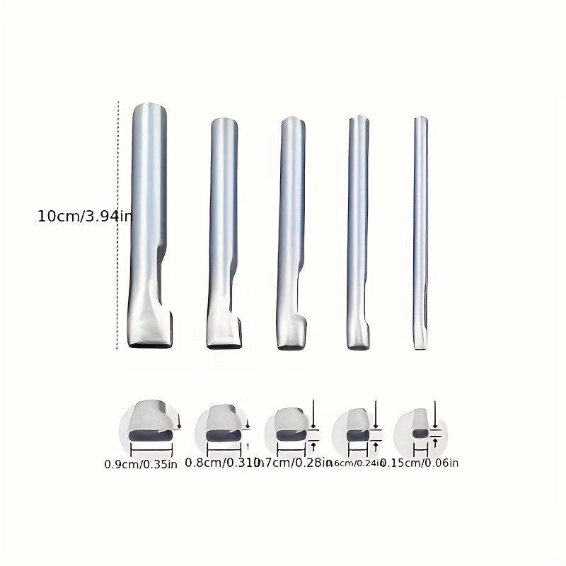Kit com 5 Furadores de Couro R - Leatherwork Hole Punch avaliação e preço