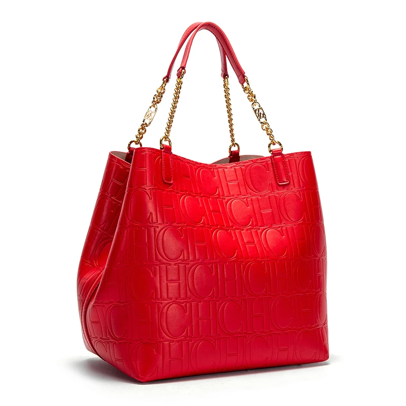 Chch bolsa tote feminina 2024  - Leatherwork Letters avaliação e preço
