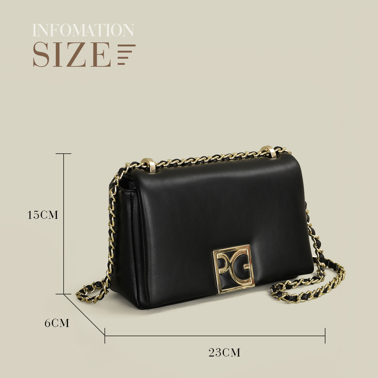 Bolsa Feminina PG de Luxo Casu - Leatherwork Letters avaliação e preço