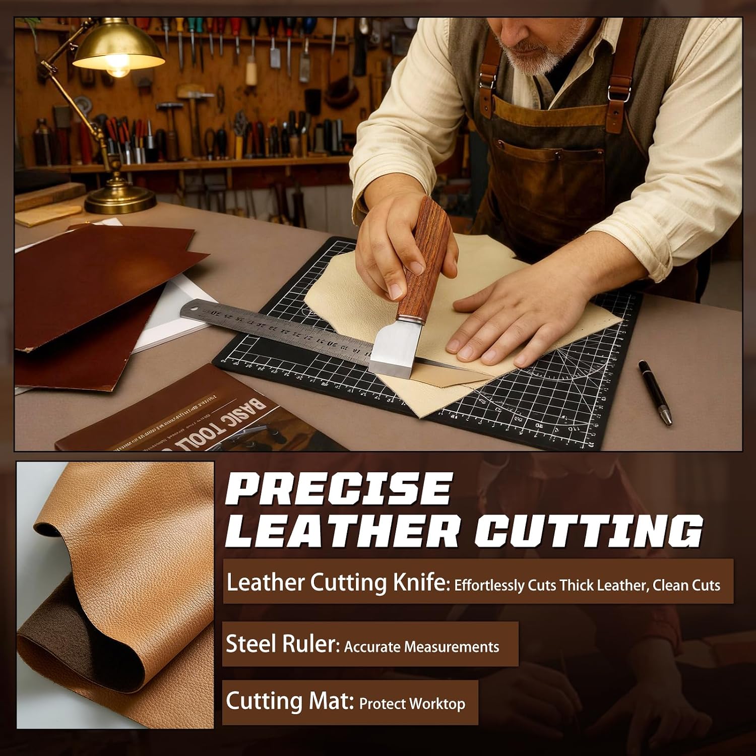 Kit de Trabalho em Couro, Ferr - Leather Work Is avaliação e preço
