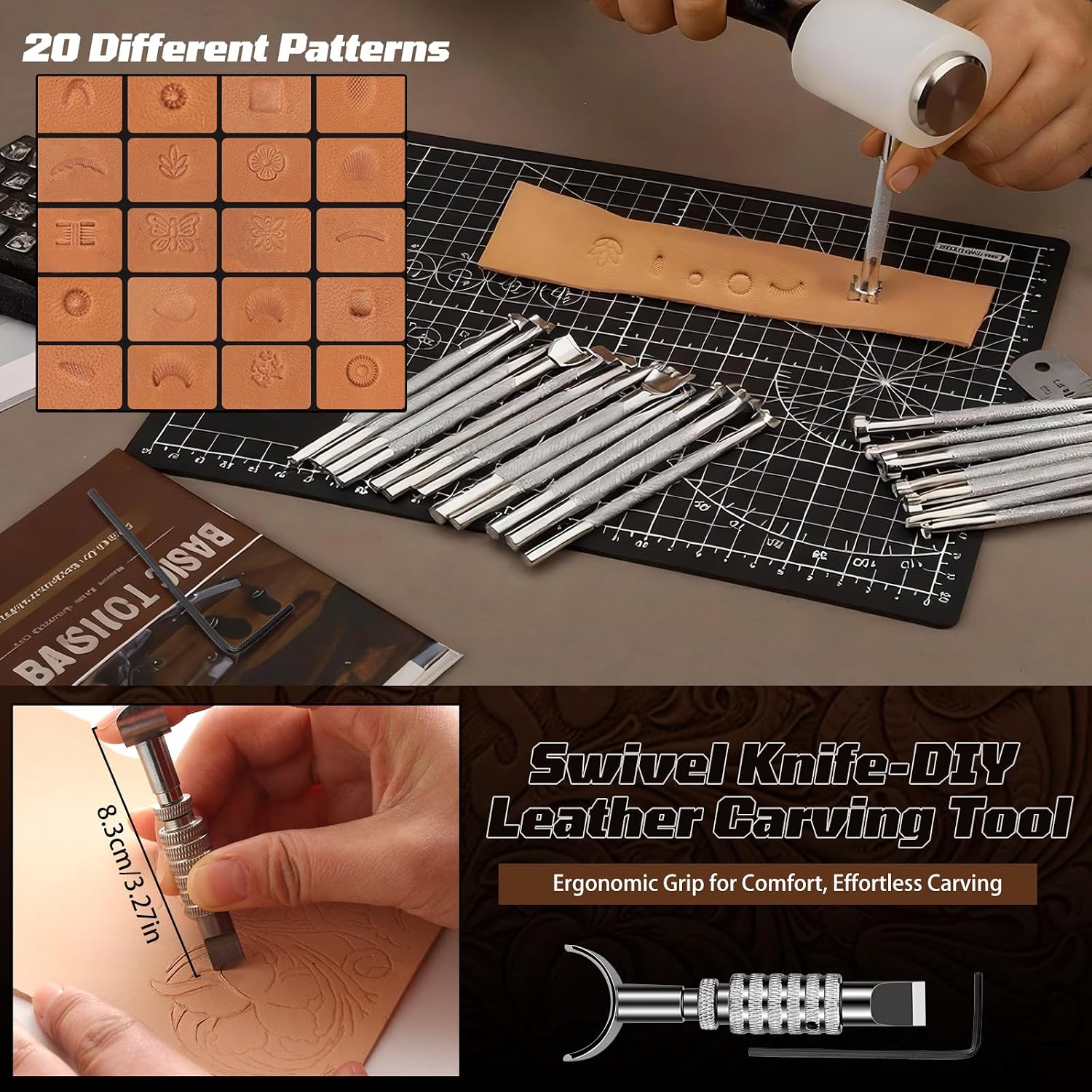 Kit de Trabalho em Couro, Ferr - Leather Work Is avaliação e preço