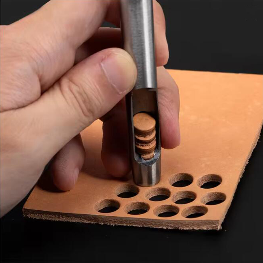 Alta qualidade 6 peças 1-5mm f - Leatherwork Hole Punch avaliação e preço