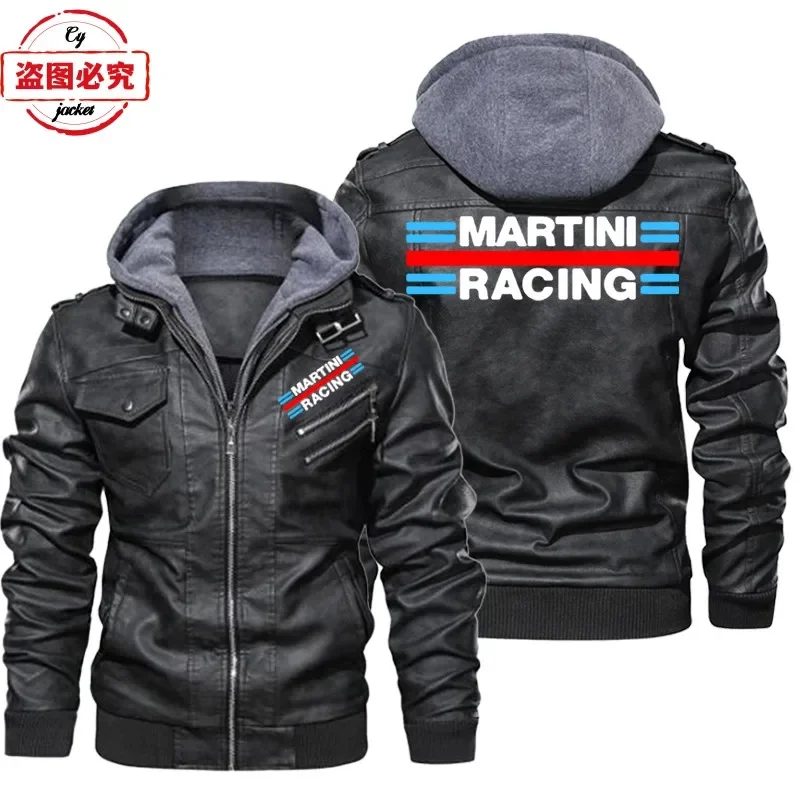 Jaqueta de Couro PU com Logo M - Leather Work Jacket With Hood avaliação e preço