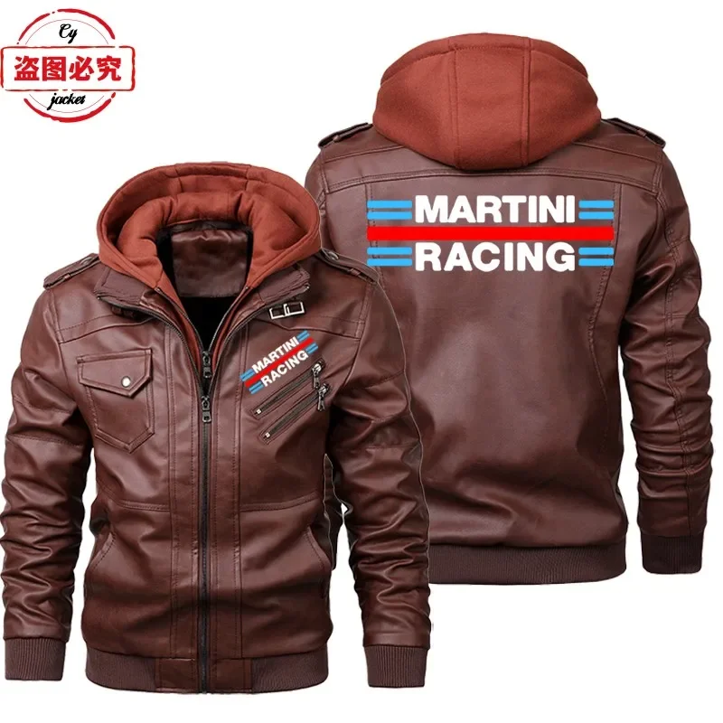 Jaqueta de Couro PU com Logo M - Leather Work Jacket With Hood avaliação e preço