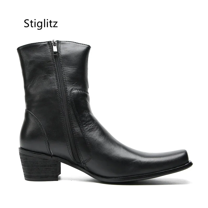 Botas de Couro Genuíno com Fiv - Leather Work Western avaliação e preço